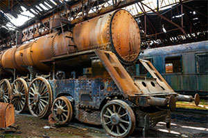 废弃的火车车库逃脱