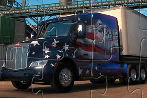 美国卡车拼图