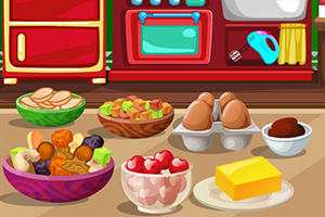 制作美味的圣诞节蛋糕