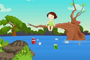 漂亮的女孩森林逃脱