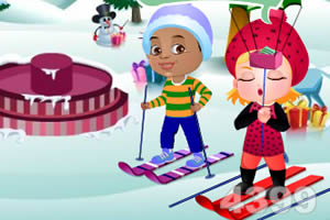 可爱宝贝的圣诞惊喜