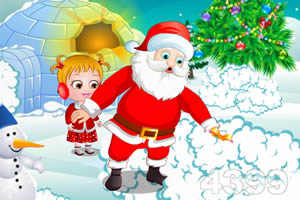 可爱宝贝的圣诞惊喜