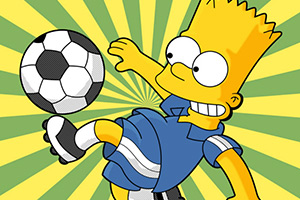 巴特踢足球拼图