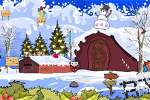 下雪的圣诞节逃脱