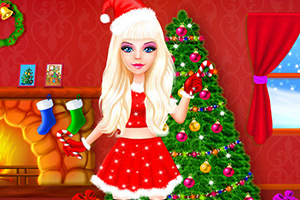 米娅的圣诞装扮