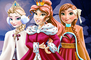 迪士尼公主过圣诞节