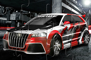 奥迪A3汽车拼图