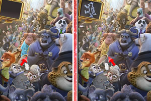 疯狂动物城找茬