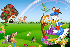 唐老鸭旅行拼图