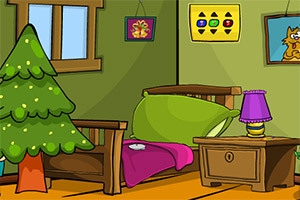 送礼物的圣诞老人逃脱