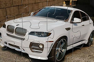 宝马X6汽车拼图