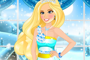 芭比冰雪装扮