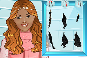 时尚的爱斯基摩女孩