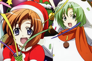 新年动漫女孩找星星