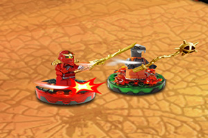 乐高忍者旋转战斗