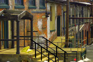 废弃的工厂街逃生