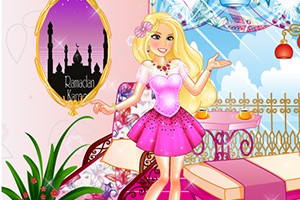 芭比布置水疗美容院