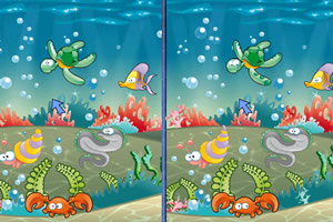 水族馆图片找茬