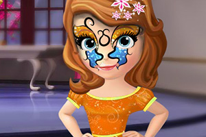 索菲亚面部彩绘