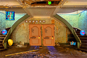 破旧的楼房逃脱