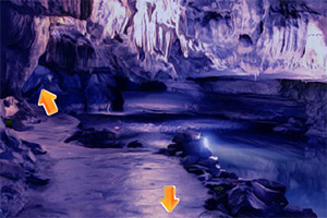 废弃蓝色洞穴逃脱