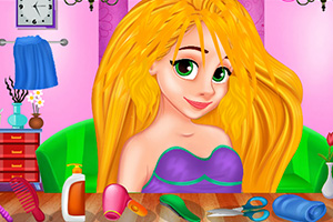 长发公主换发型