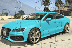 奥迪RS7汽车拼图