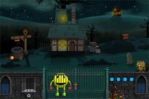 微笑机器人逃出黑夜