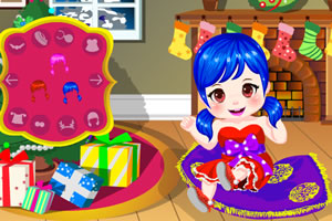 小女孩新年新装