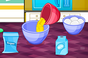 美味的花朵蛋糕