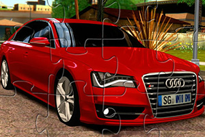 奥迪S8汽车拼图