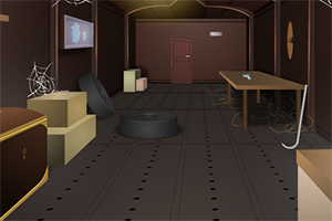 破旧的火车厢逃脱