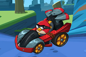 愤怒的小鸟飙车拼图