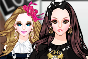 时尚杂志封面女郎