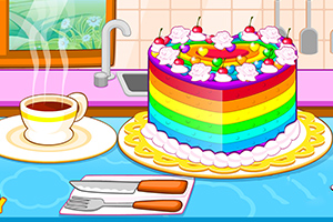 五颜六色的蛋糕