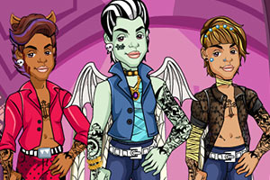 贾斯汀比伯怪物高校打扮