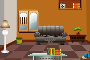 黄褐色的房间逃脱