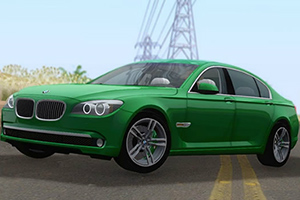 宝马7系汽车拼图