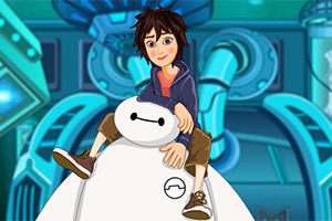 小宏与大白勇闯实验室