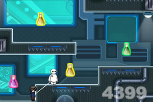 小宏与大白勇闯实验室