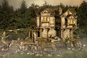 森林湖泊别墅逃脱