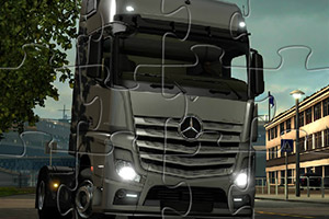 奔驰大货车拼图