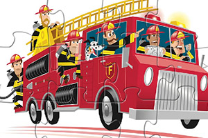 消防员灭火拼图