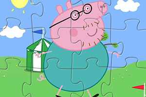 粉红猪趣味拼图