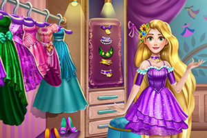 长发公主打扫衣柜