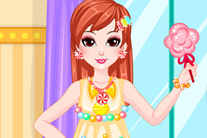 甜美的糖果女孩