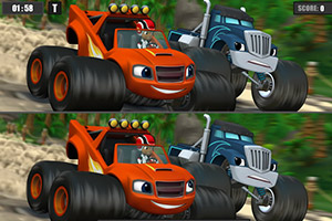 火焰怪物卡车找不同