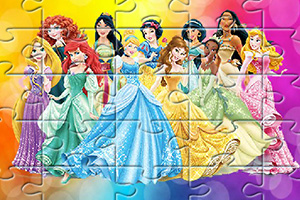 迪士尼公主拼一拼