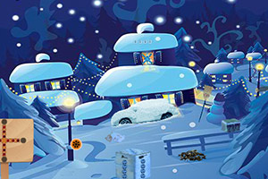 被困的北极熊逃脱