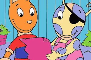 花园小子填颜色